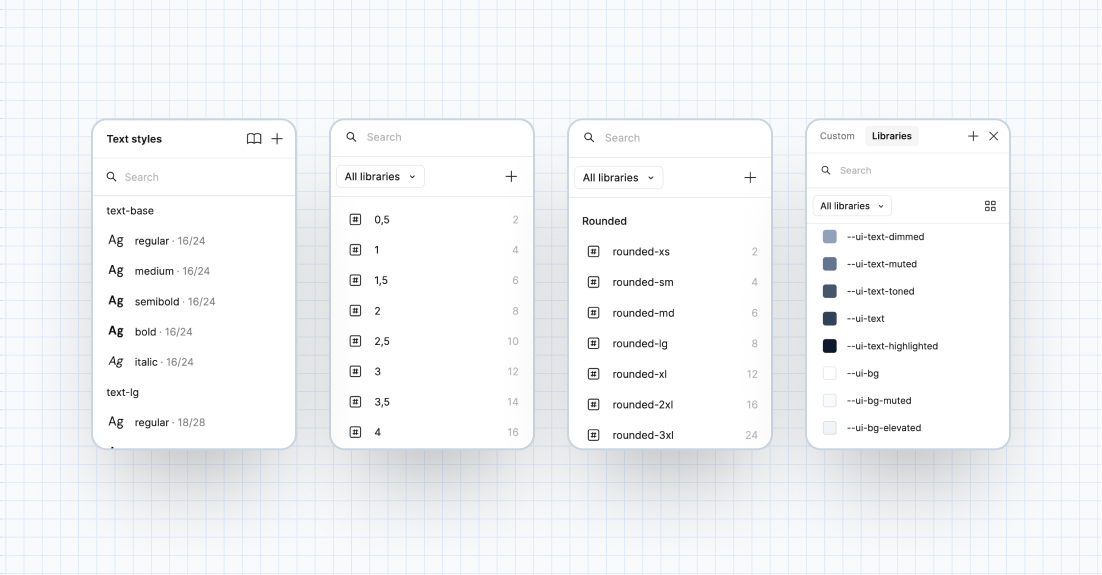 Use color variables in the Nuxt UI Figma design kit